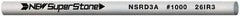 Value Collection - Round Ceramic Finishing Stick - 100mm Long x 2.35mm Wide, 1,000 Grit - Makers Industrial Supply