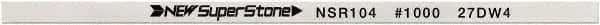 Value Collection - Flat Ceramic Finishing Stick - 100mm Long x 2mm Wide x 10mm Thick, 1,000 Grit - Makers Industrial Supply