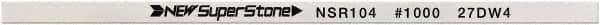 Value Collection - Flat Ceramic Finishing Stick - 100mm Long x 1.5mm Wide x 10mm Thick, 1,000 Grit - Makers Industrial Supply