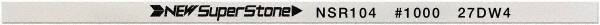 Value Collection - Flat Ceramic Finishing Stick - 100mm Long x 1.5mm Wide x 6mm Thick, 1,000 Grit - Makers Industrial Supply