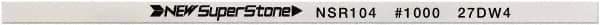 Value Collection - Flat Ceramic Finishing Stick - 100mm Long x 1mm Wide x 10mm Thick, 1,000 Grit - Makers Industrial Supply