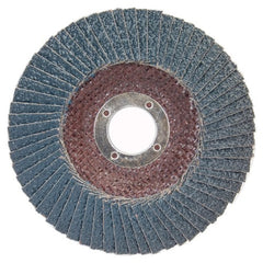 ‎4-1/2″ × 7/8″ Flap Disc BlueFire Type 29 Fiberglass Plate 24 Grit - Makers Industrial Supply