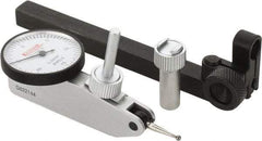 SPI - 8 Piece, 0" to 0.03" Measuring Range, 1-1/4" Dial Diam, 0-15-0 Dial Reading, White Dial Test Indicator Kit - 0.0005" Accuracy, 0.64" Contact Point Length, 0.079" Ball Diam, 0.0005" Dial Graduation - Makers Industrial Supply