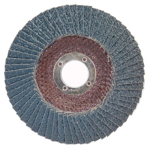 5″ × 7/8″ Flap Disc BlueFire Type 29 Fiberglass Plate 24 Grit - Makers Industrial Supply