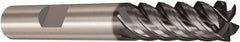 Seco - 12mm, 5 Flute, Single End, Solid Carbide, Corner Chamfer End Mill - 83mm OAL, 48° Helix, Right Hand Flute, 30mm LOC, Right Hand Cut - Makers Industrial Supply