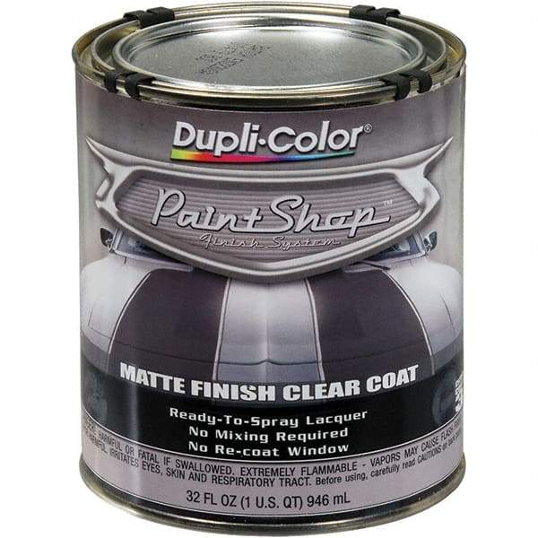 Dupli-Color - Matte Automotive Topcoat - 1 Qt Can - Makers Industrial Supply