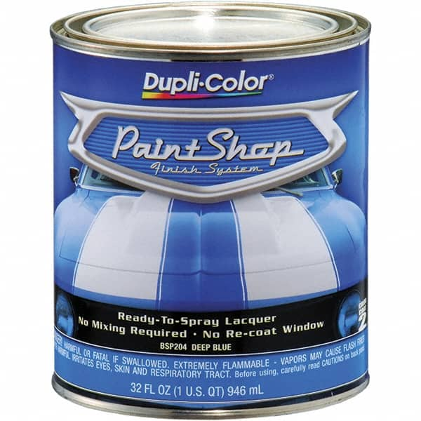 Dupli-Color - Deep Blue Automotive Topcoat - 1 Qt Can - Makers Industrial Supply