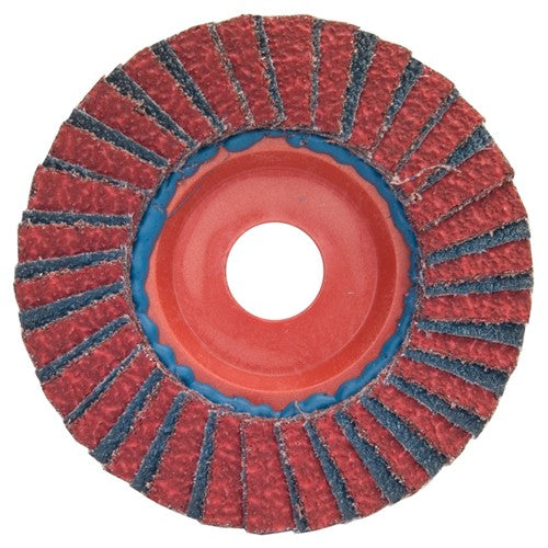 6″ × 7/8″ Flap Disc RedHeat Quick Trim Type 27 Plastic Plate 40 Grit - Makers Industrial Supply