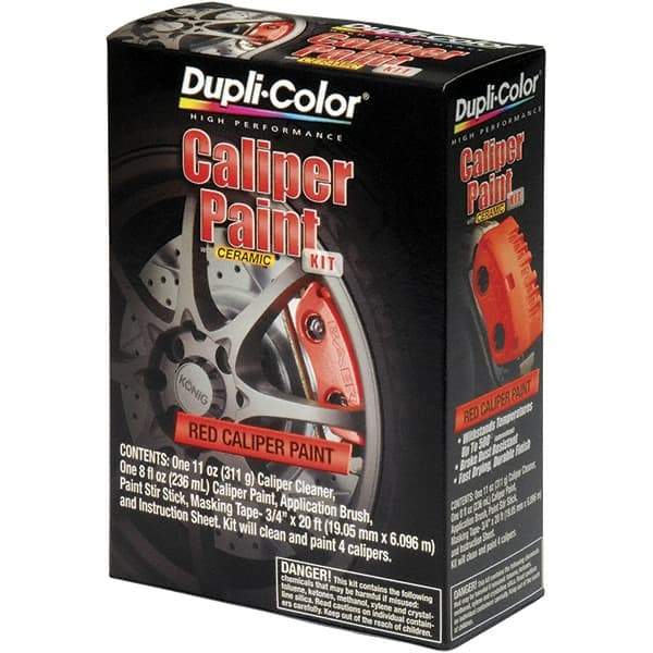 Dupli-Color - 16 oz Red Automotive Heat Resistant Paint - Gloss Finish, 500°F Max Temp, Comes in Aerosol Can - Makers Industrial Supply