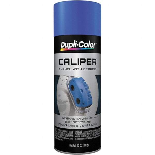 Dupli-Color - 12 oz Blue Automotive Heat Resistant Paint - Gloss Finish, 500°F Max Temp, Comes in Aerosol Can - Makers Industrial Supply