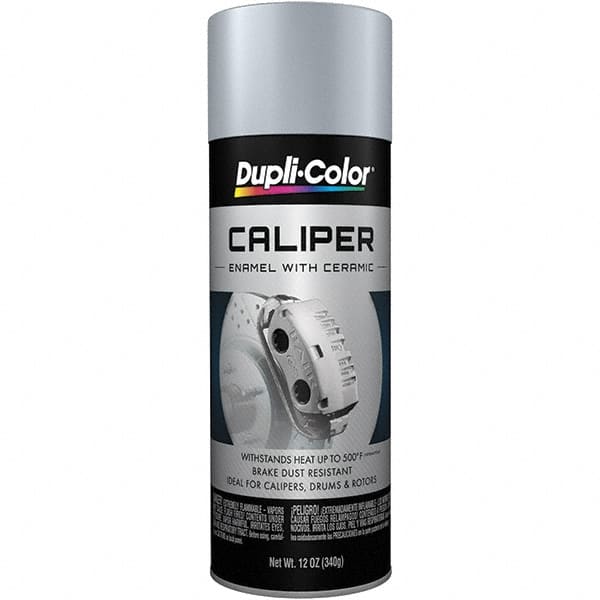 Dupli-Color - 12 oz Silver Automotive Heat Resistant Paint - Gloss Finish, 500°F Max Temp, Comes in Aerosol Can - Makers Industrial Supply