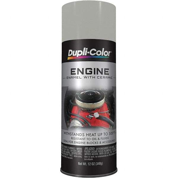 Dupli-Color - 12 oz Cast Coat Automotive Heat Resistant Paint - Metallic Finish, 500°F Max Temp, Comes in Aerosol Can - Makers Industrial Supply