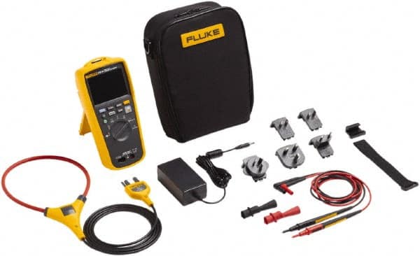 Fluke - 279FC/IFLEX, CAT IV, CAT III, 1,000 VAC/VDC, Digital True RMS Auto Ranging Manual Ranging Thermal Imaging Multimeter - 50 mOhm, Measures Voltage, Capacitance, Current, Frequency, Resistance, Temperature (IR) - Makers Industrial Supply