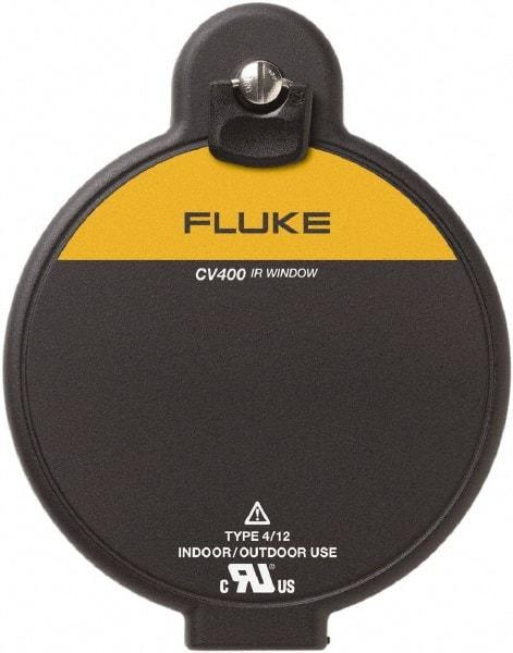 Fluke - 4\x94 Diam, Infrared Viewing Window - 9.35" View Area, .16\x94 Thickness, Use with Fluke IR Cameras - Makers Industrial Supply