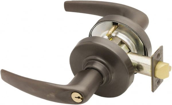 Schlage - Classroom Lever Lockset for 1-3/8" Thick Doors - Exact Industrial Supply