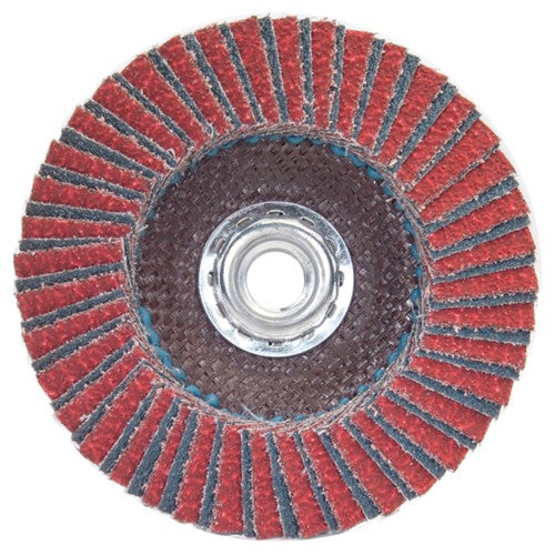 5″ × 5/8″-11″ Flap Disc RedHeat Type 29 Fiberglass 80 Grit - Makers Industrial Supply