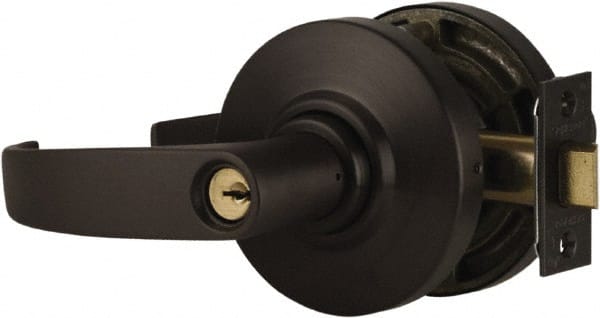 Classroom Lever Lockset for 1-3/8″ Thick Doors Schlage C keyway, 2-3/4″ Backset, Oil Rubbed Bronze Finish