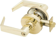 Schlage - Storeroom Lever Lockset for 1-3/8" Thick Doors - Exact Industrial Supply