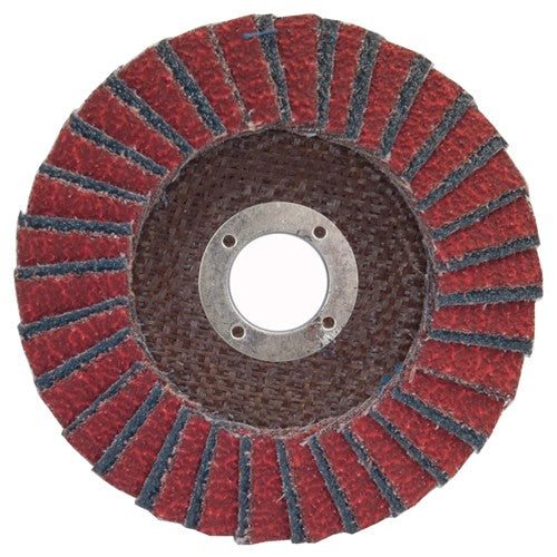 5″ × 7/8″ Flap Disc RedHeat Type 29 Fiberglass 36 Grit - Makers Industrial Supply