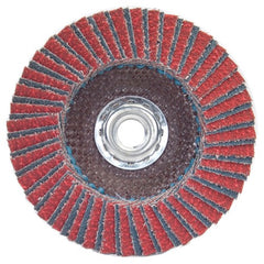 ‎4-1/2″ × 5/8″-11 60 Grit Type 29 Red Heat Flap Disc - Makers Industrial Supply