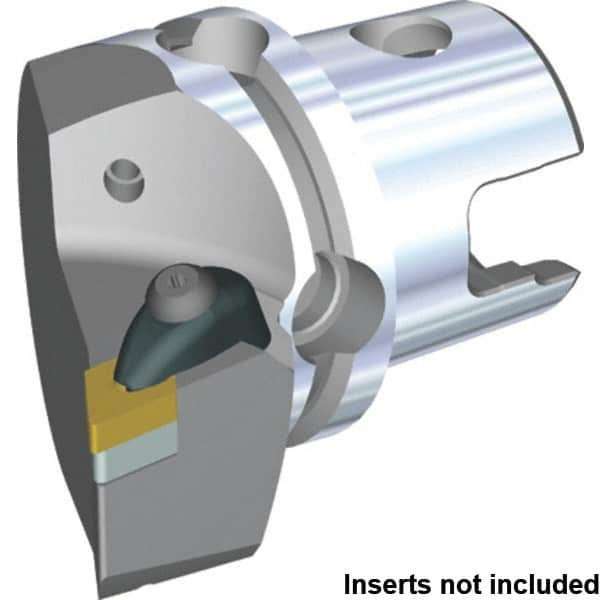 Kennametal - Left Hand Cut, Size KM50TS, DN.. 1506.. & DN.. 442 Insert Compatiblity, External Modular Turning & Profiling Cutting Unit Head - 35mm Ctr to Cutting Edge, 60mm Head Length, Through Coolant, Series Kenclamp - Makers Industrial Supply