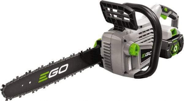 EGO Power Equipment - 56 Volt, Battery Powered Chainsaw - 16" Guide Bar Length, 6,800 RPM, 3/8" Chain Pitch, 0.043 Chain Gauge - Makers Industrial Supply