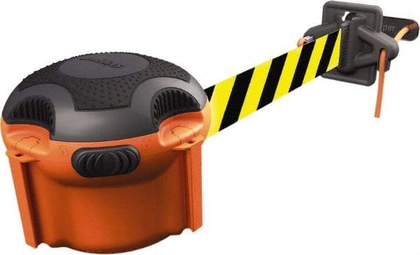 PRO-SAFE - 7-11/16" Wide x 5" High Barricade Tape Dispenser - 1.97 Lb, Orange - Makers Industrial Supply