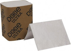 Georgia Pacific - 5" Long x 6-1/2" Wide, Paper Napkins - 2 Ply, White - Makers Industrial Supply