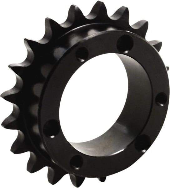 Tritan - 26 Teeth, 5/8" Chain Pitch, Chain Size 50, QD Sprocket - 5.185" Pitch Diam, 5.512" Outside Diam - Makers Industrial Supply