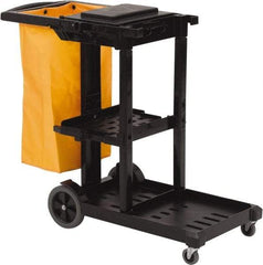 O-Cedar - 100 Qt Plastic Janitor Cart - 18-1/4" Width - Makers Industrial Supply