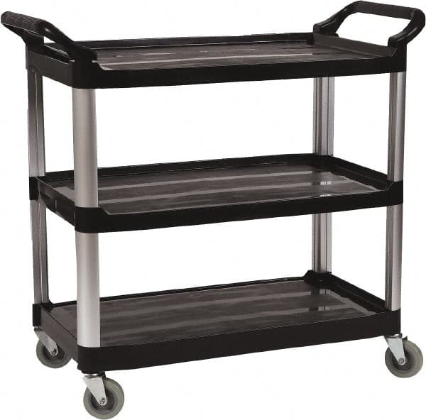 O-Cedar - Polypropylene Food Service Cart - 19-3/4" Width - Makers Industrial Supply