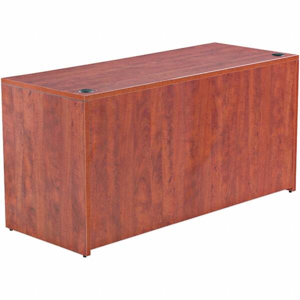 ALERA - 59.13" Long x 29.63" High x 23.63" Deep, Credenza - Medium Cherry, Woodgrain Laminate - Makers Industrial Supply