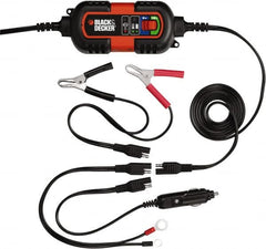 Black & Decker - 6/12 Volt Automatic Charger/Maintainer - 2 Amps - Makers Industrial Supply