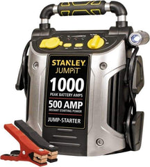 Stanley - 12 Volt Jump Starter - 500 Amps, 1,000 Peak Amps - Makers Industrial Supply