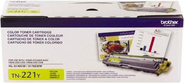 Brother - Yellow Toner Cartridge - Use with Brother HL-310CW, 3170CW, 3180CDW, MFC-9130CW, 9330CDW, 9340CW - Makers Industrial Supply