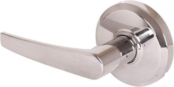 Stanley - Grade 2 Dummy Lever Lockset - 2-3/4" Back Set, Keyless Cylinder, Brass Alloy, Bright Chrome Finish - Makers Industrial Supply