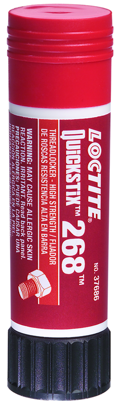 268 Red High Strength Permanent Threadlocker - 19 gm - Makers Industrial Supply