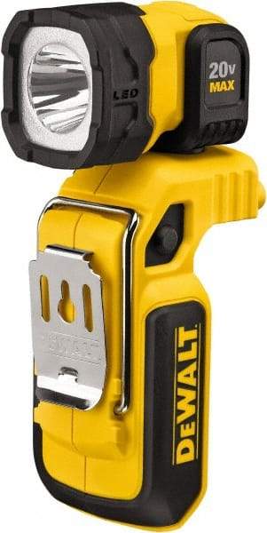 DeWALT - 20 Volts, 500 Lumens, Cordless Work Light - Yellow/Black, Up to 27 hr Run Time - Makers Industrial Supply