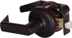 Stanley - Grade 1 Passage Lever Lockset - 2-3/4" Back Set, Keyless Cylinder, Brass Alloy, Oil Rubbed Bronze Finish - Makers Industrial Supply