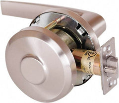 Stanley - Grade 1 Communicating Lever Lockset - 2-3/4" Back Set, Key In Lever Cylinder, Brass Alloy, Satin Nickel Finish - Makers Industrial Supply