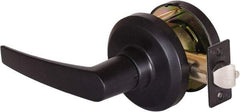 Stanley - Grade 1 Communicating Lever Lockset - 2-3/4" Back Set, Key In Lever Cylinder, Brass Alloy, Oil Rubbed Bronze Finish - Makers Industrial Supply