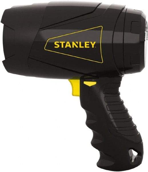 Stanley - Black Halogen Spotlight - 400 Lumens, 6 Volt, 3 Watt - Makers Industrial Supply