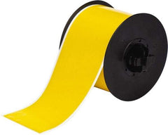 Brady - 3" Wide x 1,200" Long, Yellow Vinyl Tape - For BBP30 Label Printer, BBP33 Label Printer, BBP35 Multicolor Sign & Label Printer, BBP37 Color & Cut Sign & Label Printer, BradyPrinter S3100, BBP31 Sign & Label Printer - Makers Industrial Supply