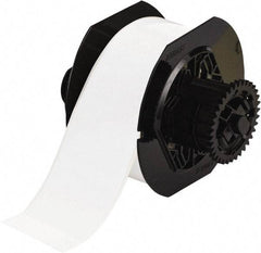 Brady - Labels, Ribbons & Tapes Type: Vinyl Labels Color: White - Makers Industrial Supply