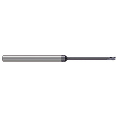 Harvey Tool - 1/8", 3/16" LOC, 1/8" Shank Diam, 3" OAL, 3 Flute Solid Carbide Square End Mill - Exact Industrial Supply