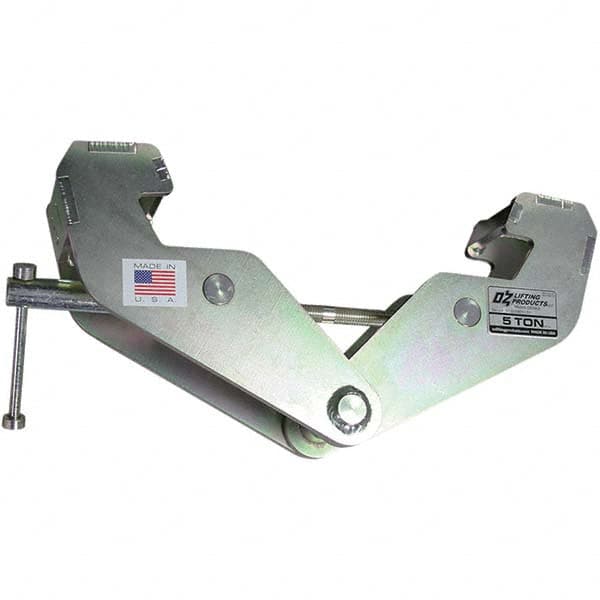 OZ Lifting Products - Lifting Clamps Type: Beam Clamp Minimum Grip (Decimal Inch): 3.50 - Makers Industrial Supply