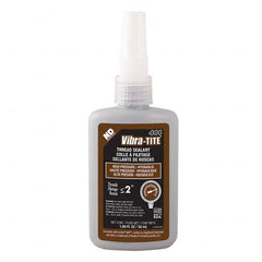 Vibra-Tite - 50 mL Bottle, Brown, Hydraulic - High Pressure Thread Sealant - Makers Industrial Supply