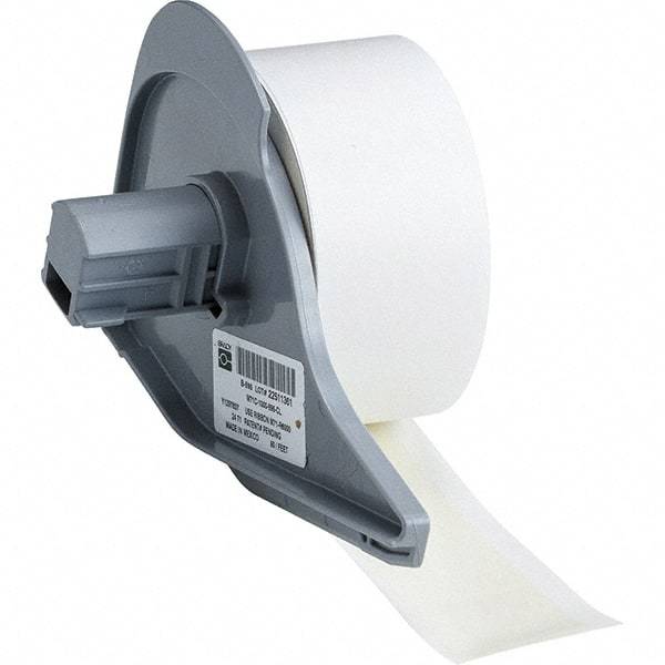 Brady - 1" Wide, Clear Vinyl Labels - For BMP71 Label Printer - Makers Industrial Supply