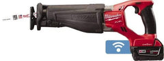 Milwaukee Tool - 18V, 0 to 3,000 SPM, Cordless Reciprocating Saw - Lithium-Ion Batteries Included - Makers Industrial Supply