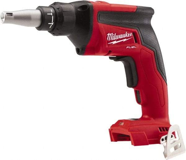 Milwaukee Tool - 18 Volt Pistol Grip Cordless Screwdriver - 0 to 4,500 RPM, 124 In/Lb Torque - Makers Industrial Supply